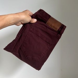 Madewell Satin Skinny Pants sz 25